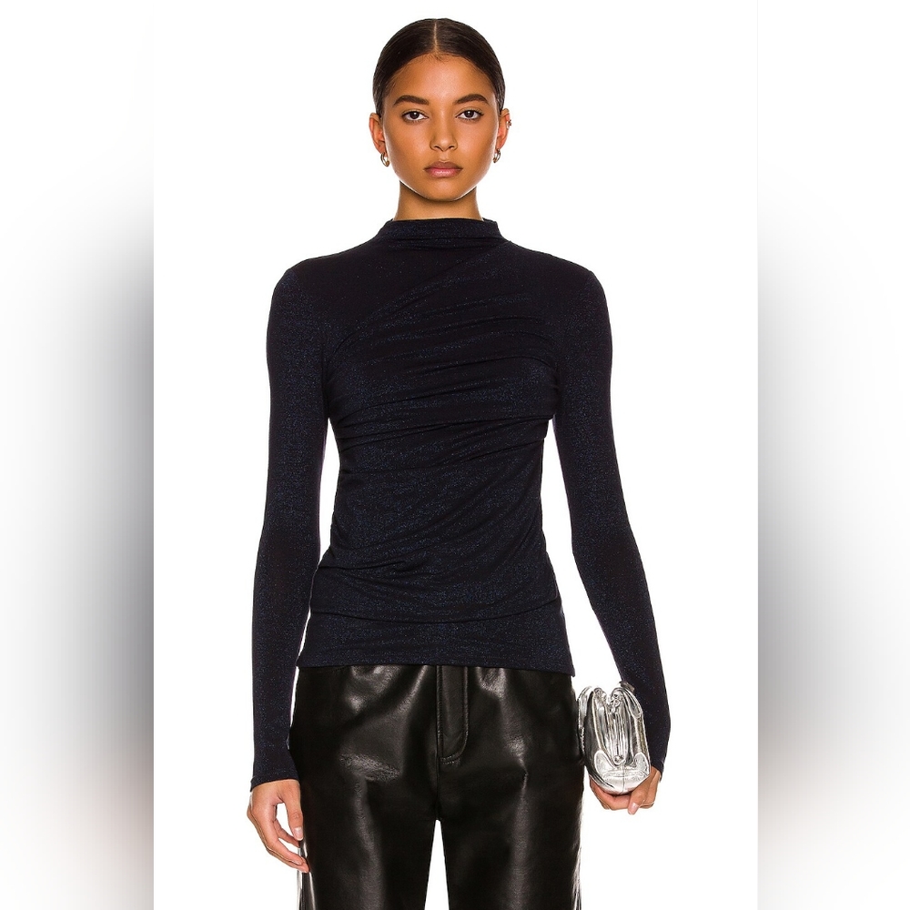 COPY - Enza Costa Lurex Jersey Twist Top